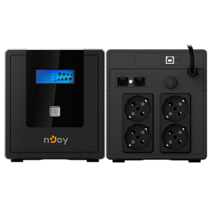 UPS 1000VA 600W - Calculator, PC, Gaming, Laptop cu priza, nJoy Cadu