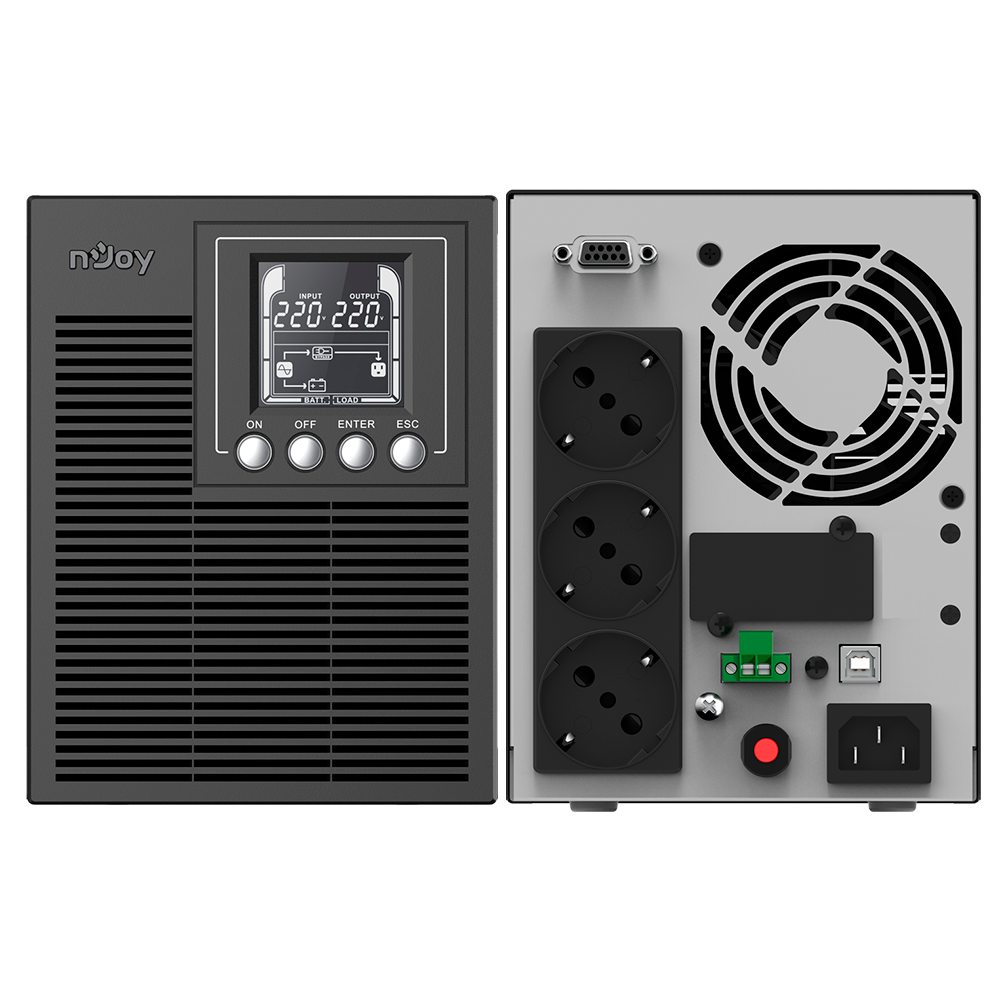 UPS 1000VA 800W Online Sinus Pur Dubla Conversie Imagine principală a produsului