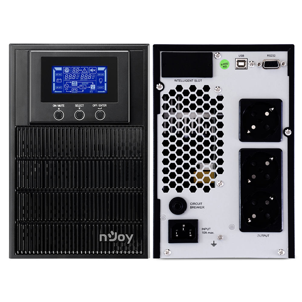 UPS 1000VA 600W Aten nJoy