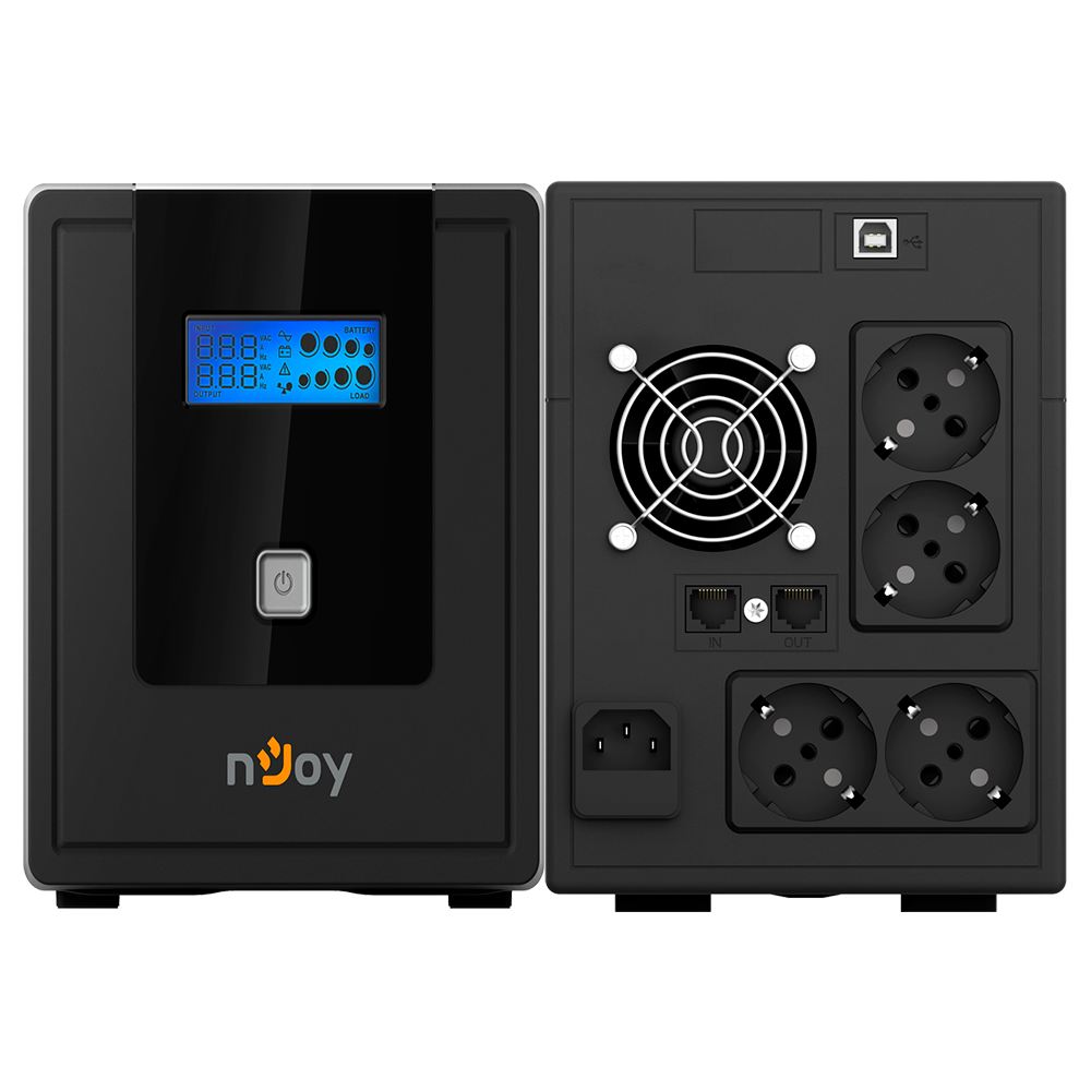 UPS 1500VA 900W pentru sisteme de supraveghere CCTV Imagine principală a produsului