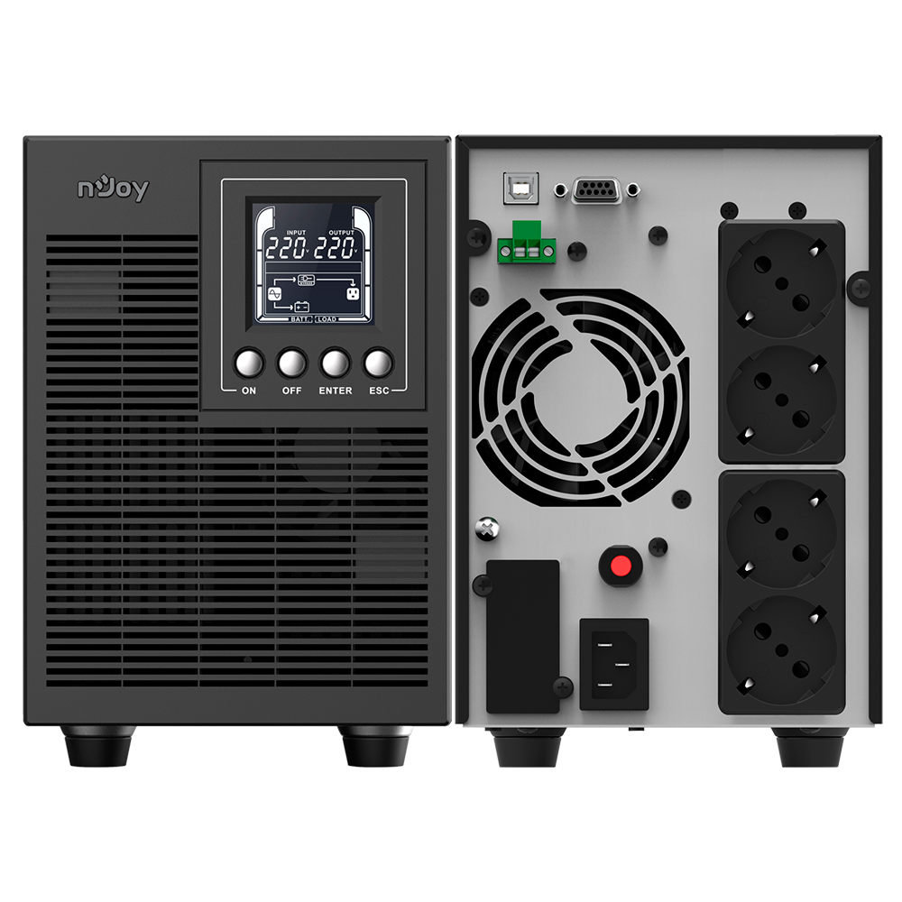 UPS 2000VA 1600W Online Dubla Conversie Sinusoida Pura Imagine principală a produsului