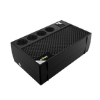 UPS 650VA 360W aspect prelungitor pentru sisteme de supraveghere cu camere video 4 prize schuko