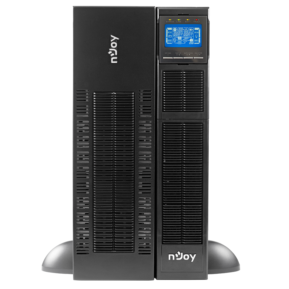 UPS 10KVA 10kW rackabil tower online dubla conversie nJoy Balder cu cabinet extern baterii