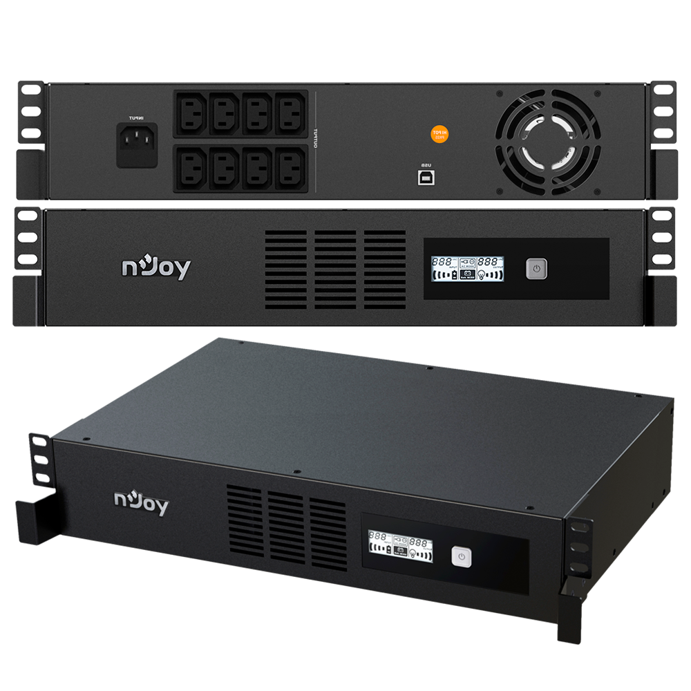 UPS Rackabil 2000VA 1200W pentru router, switch, nas nJoy code