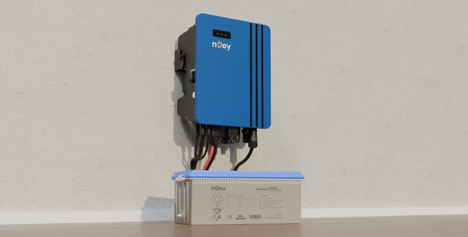 Kit Invertor Hibrid 5kW + Baterie LiFePO4 10kW nJoy