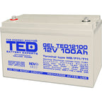 Baterie 100Ah Solara, UPS 12V 100Ah Acumulator TED Electric TED004147