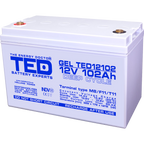 Baterie 100Ah Solara, UPS 12V 102Ah Acumulator TED Electric TED003492