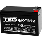 Baterie UPS 12V 10Ah F2 Acumulator TED Electric TED002730