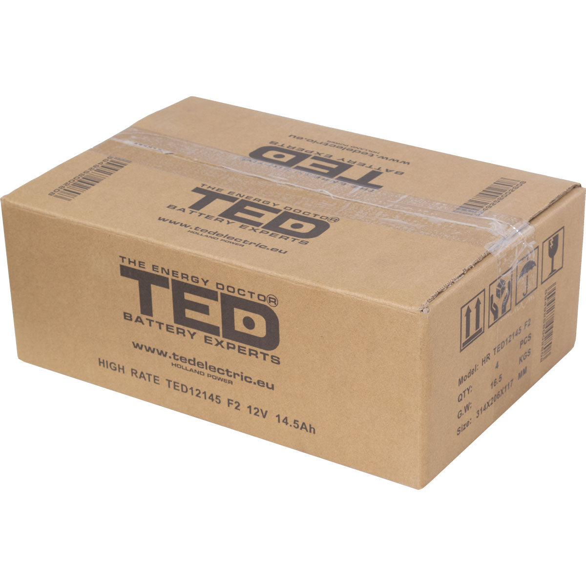 Baterie UPS 12V 14.5Ah F2 High Rate TED Electric TED002792
