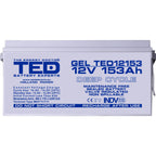 Baterie 150Ah Solara, UPS 12V 153Ah Acumulator TED Electric TED003515