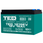 Baterie Bicicleta, Vehicul Electric 12V 15Ah TED Electric TED003775