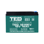 Baterie Bicicleta, Vehicul Electric 12V 15Ah TED Electric TED003775