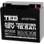 Baterie 12V 18.5Ah F3 Acumulator TED Electric TED002778