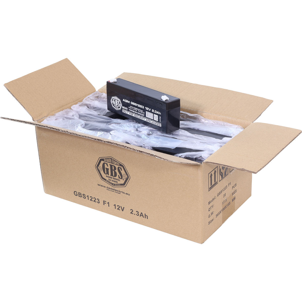 Baterie Alarma 12V 2.3Ah F1 Acumulator TED Electric GBS003614 Imagine secundară a produsului