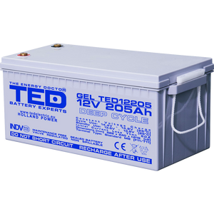 Baterie 200Ah Solara, UPS 12V 205Ah Acumulator TED Electric TED003522