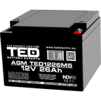 Baterie 12V 26Ah M5 Acumulator TED Electric TED003638