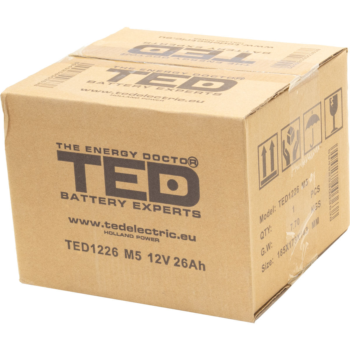 Baterie 12V 26Ah M5 Acumulator TED Electric TED003638