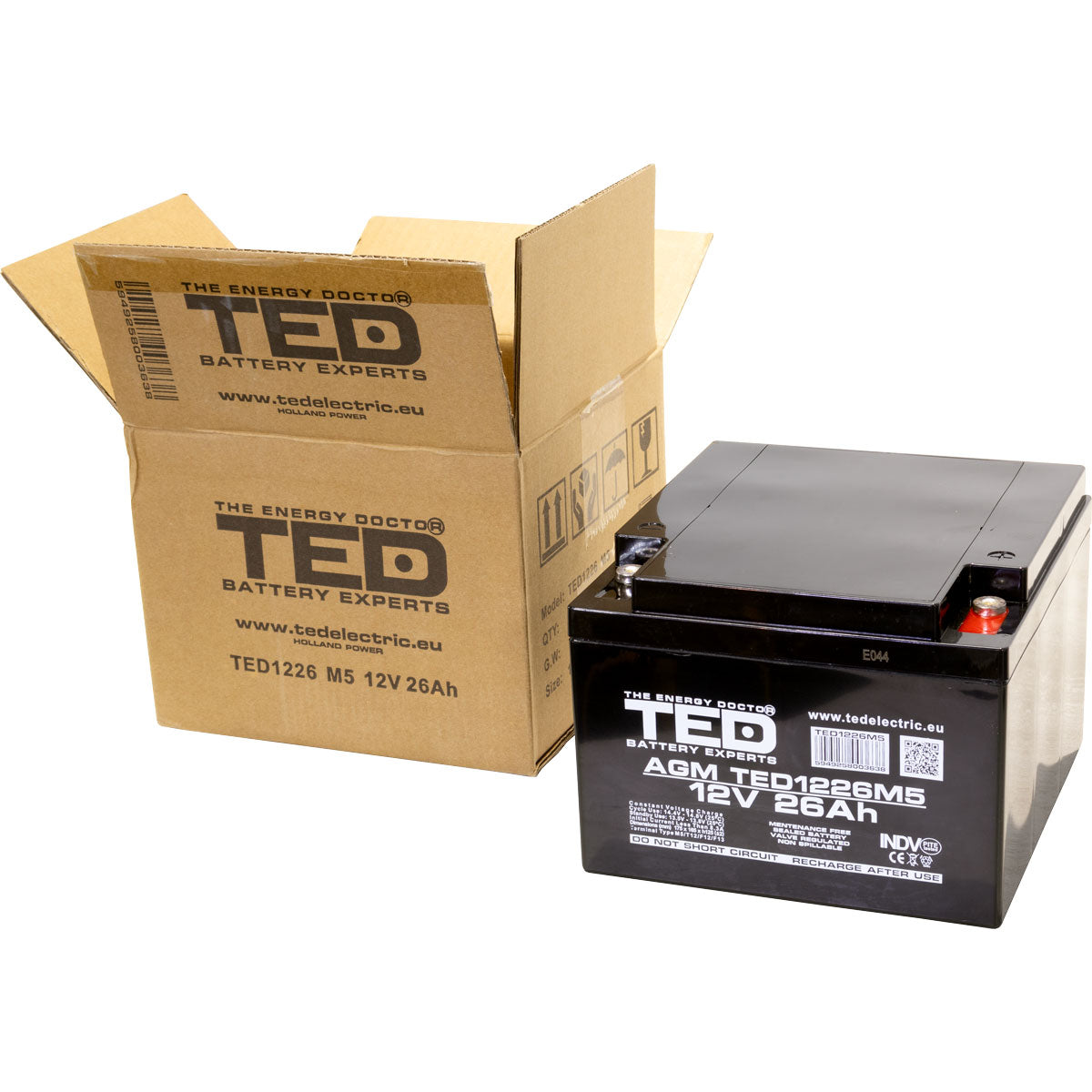 Baterie 12V 26Ah M5 Acumulator TED Electric TED003638