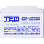 Baterie 12V 28.5Ah M5 High Rate TED Electric TED003447