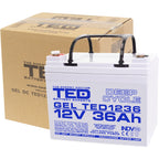 Baterie 35Ah Solara, UPS 12V 36Ah Acumulator Gel TED Electric TED003386