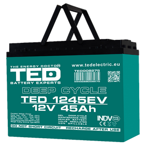 Baterie Carucior, Vehicul Electric 12V 45Ah TED Electric TED008275