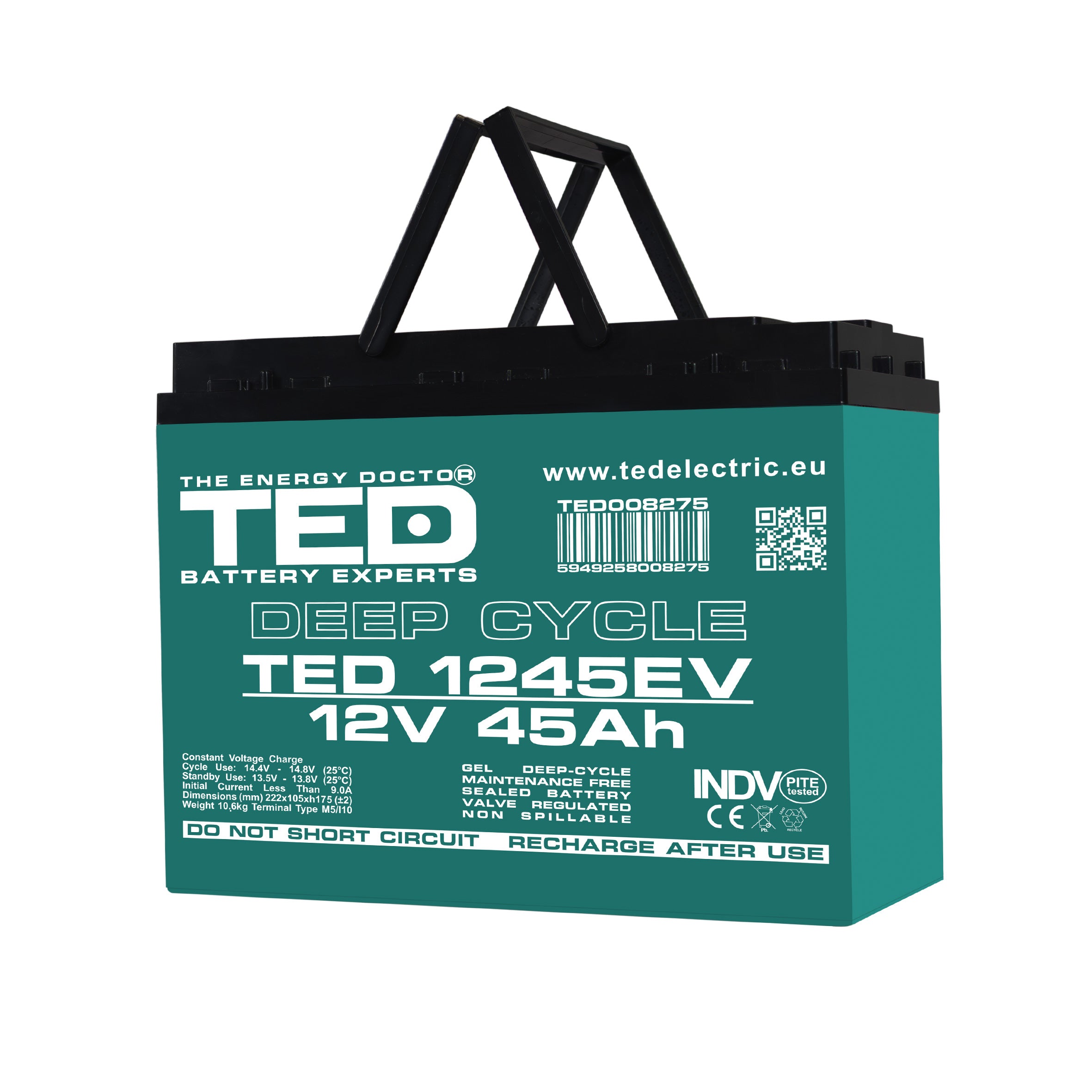 Baterie Carucior, Vehicul Electric 12V 45Ah TED Electric TED008275
