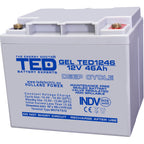 Baterie 45Ah Solara, UPS 12V 46Ah Acumulator Gel TED Electric TED003454