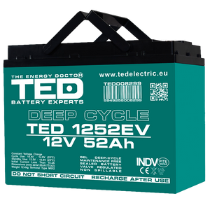Baterie Carucior, Vehicul Electric 12V 52Ah TED Electric TED008299