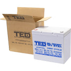 Baterie 55Ah Solara, UPS 12V 57Ah Acumulator Gel TED Electric TED003393