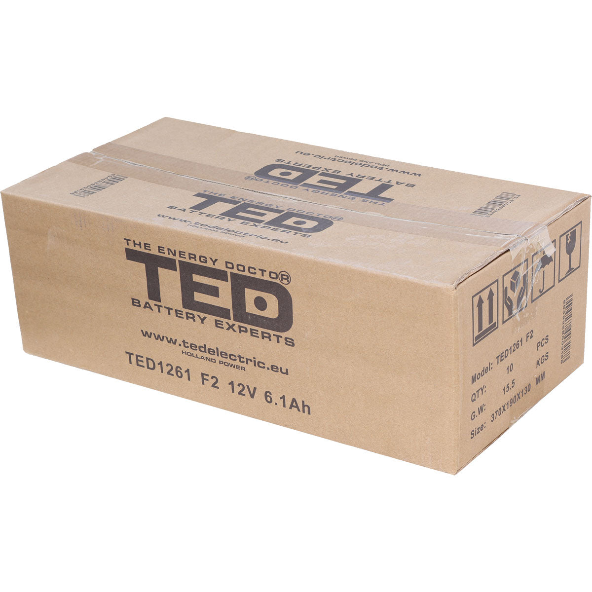 Baterie UPS 12V 6.1Ah F2 Acumulator TED Electric TED003171