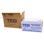 Baterie 65Ah Solara, UPS 12V 67Ah Acumulator Gel TED Electric TED003461