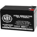 Baterie Alarma 12V 7.05Ah F1 Acumulator TED Electric GBS002655