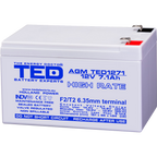 Baterie UPS 12V 7.1Ah F2 High Rate TED Electric TED003300