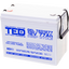 Baterie 75Ah Solara, UPS 12V 77Ah Acumulator Gel TED Electric TED003409