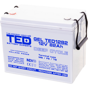 Baterie 80Ah Solara, UPS 12V 82Ah Acumulator Gel TED Electric TED003478