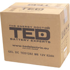 Baterie 80Ah Solara, UPS 12V 82Ah Acumulator Gel TED Electric TED003478
