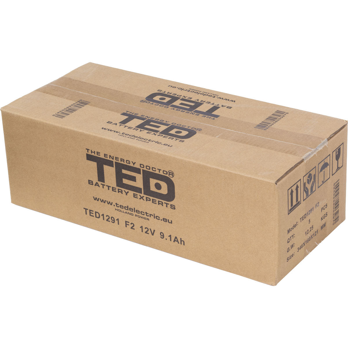 Baterie UPS 12V 9.1Ah F2 Acumulator TED Electric TED003263