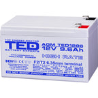 Baterie UPS 12V 9.6Ah F2 High Rate TED Electric TED003324