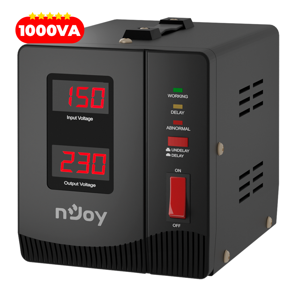 Stabilizator Tensiune AVR 1000VA 600W Regulator nJoy Alvis Imagine secundară a produsului