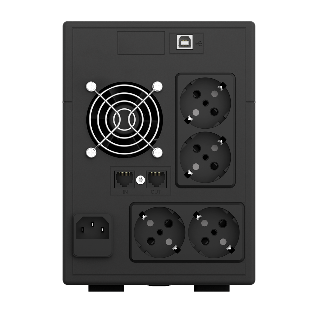 UPS 2000VA 1200W spate schuko