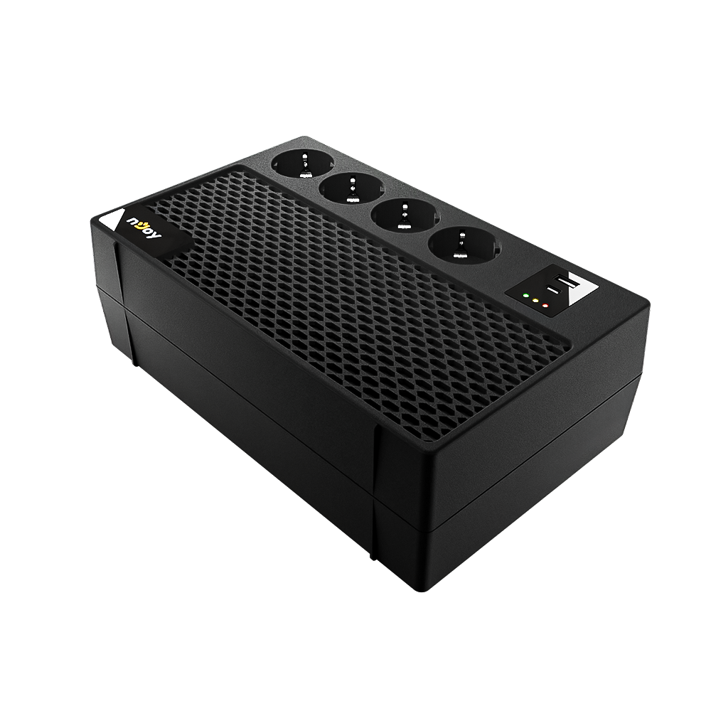 UPS 650VA 360W aspect prelungitor pentru sisteme de supraveghere cu camere video cu usb Imagine principală a produsului