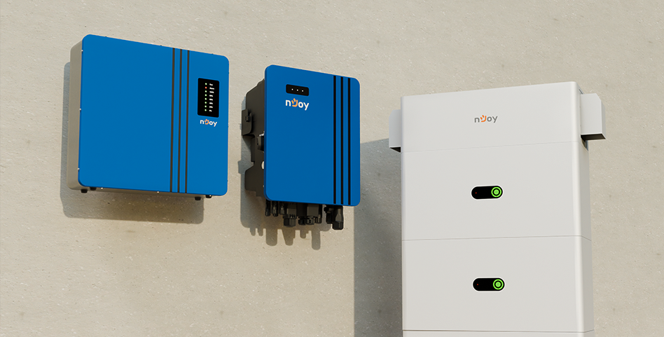 Kit Invertor Hibrid 5kW + Baterie LiFePO4 10kW nJoy