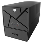 UPS 1000VA 600W pentru sisteme camere supraveghere Keen fata dreapta