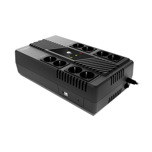 UPS 600VA 360W - Prelungitor pentru PC, Calculator, Laptop cu USB, 8 x Schuko, Token