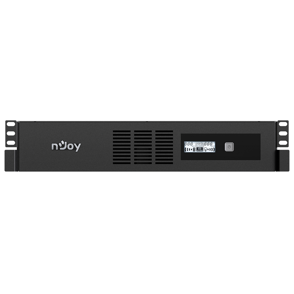 UPS Rackabil 1000VA 600W pentru router, switch, NAS nJoy Code display