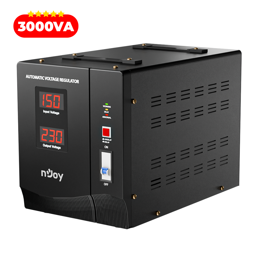Stabilizator Tensiune AVR 3000VA 1800W Regulator nJoy Alvis Imagine secundară a produsului