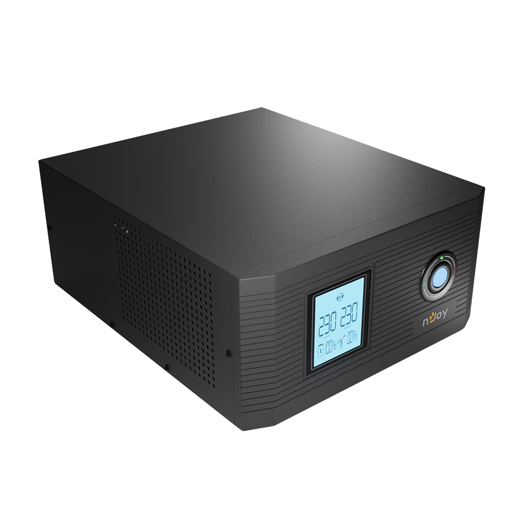 UPS Centrala Termica 500W nJoy lateral afisaj