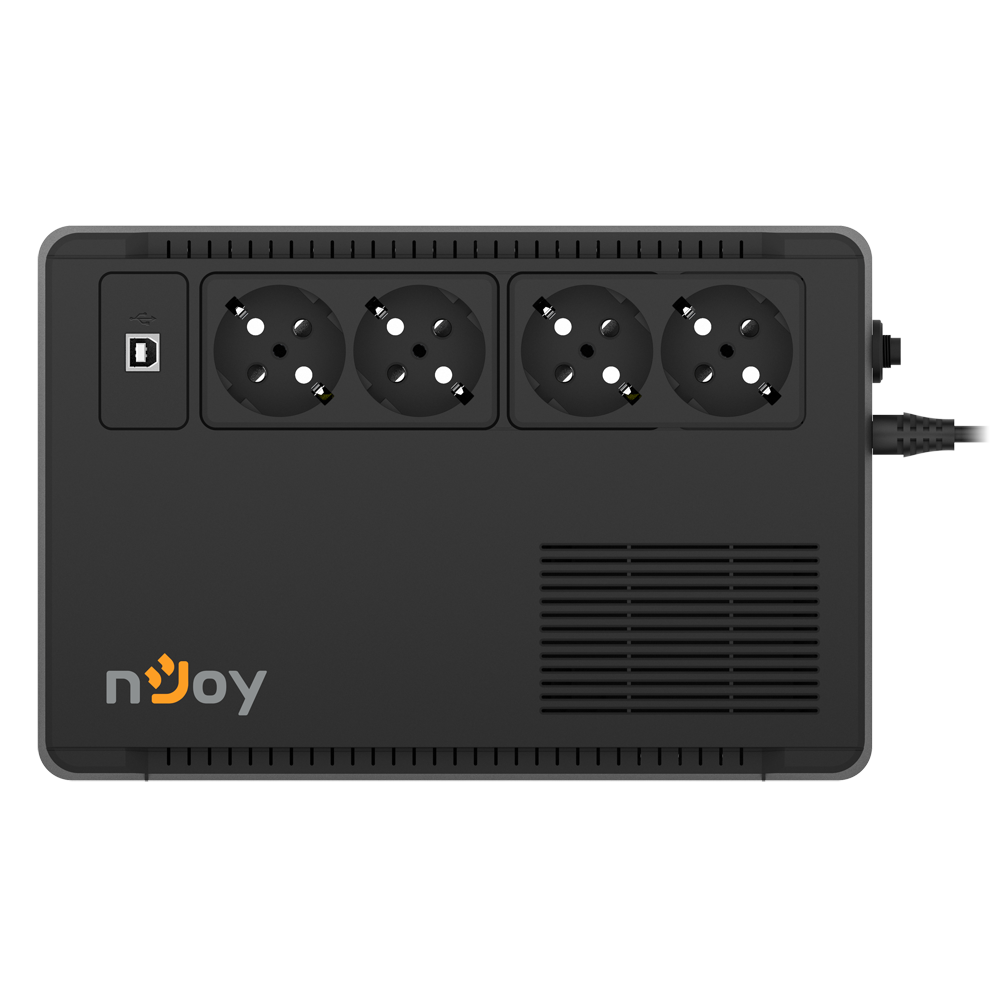 UPS 600VA 360W - Prelungitor pentru Network: Router WIFI, Access Point, NAS, POS 📶🛜 nJoy Soter Imagine secundară a produsului