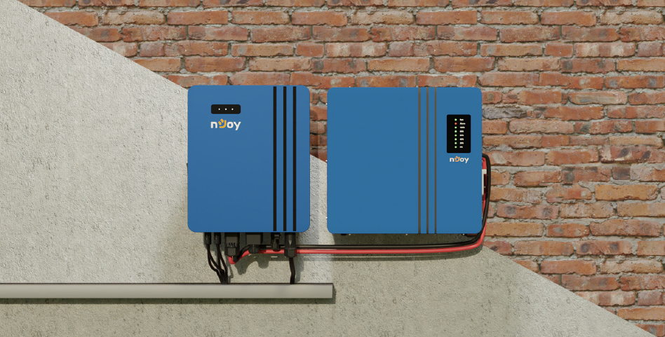 Kit Invertor Hibrid 5kW + Baterie LiFePO4 10kW nJoy