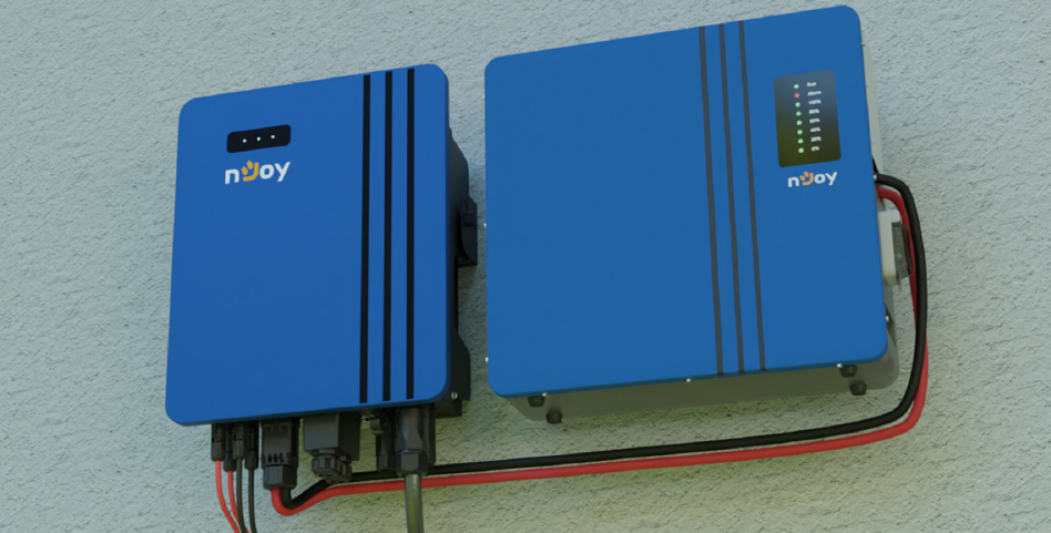 Kit Invertor Hibrid 5kW + Baterie LiFePO4 10kW nJoy